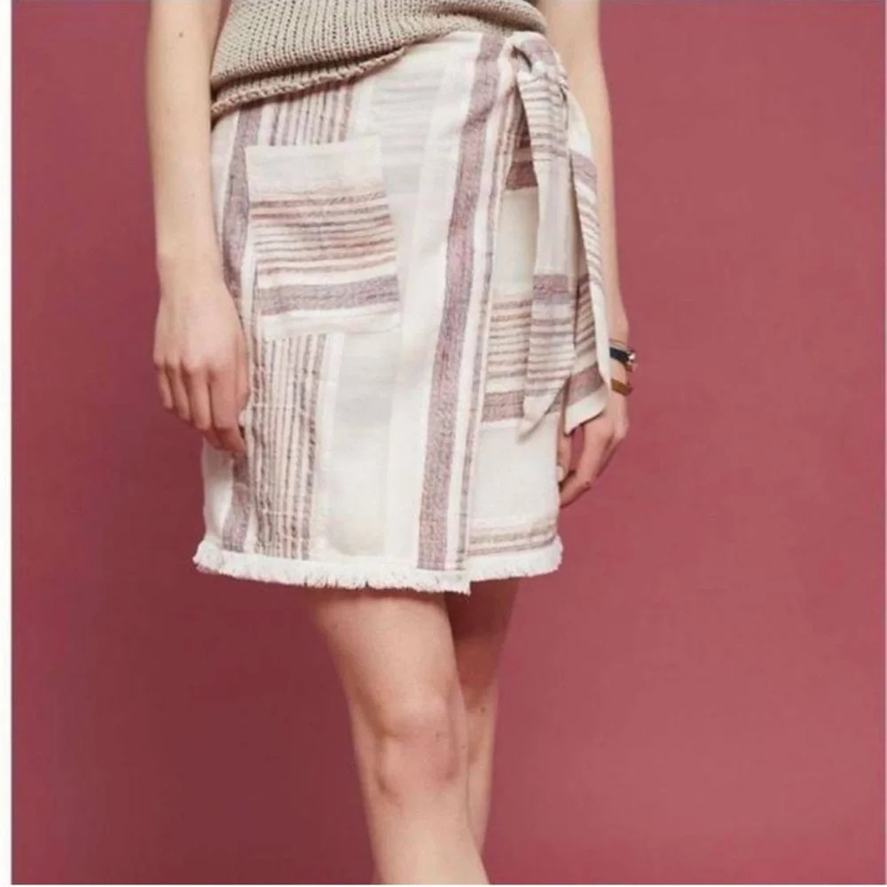 Anthropologie Holding Horses Faux Wrap Avery Skirt